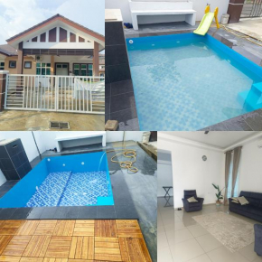 4D Homestay TSNU Tampin with pool n Bbq set